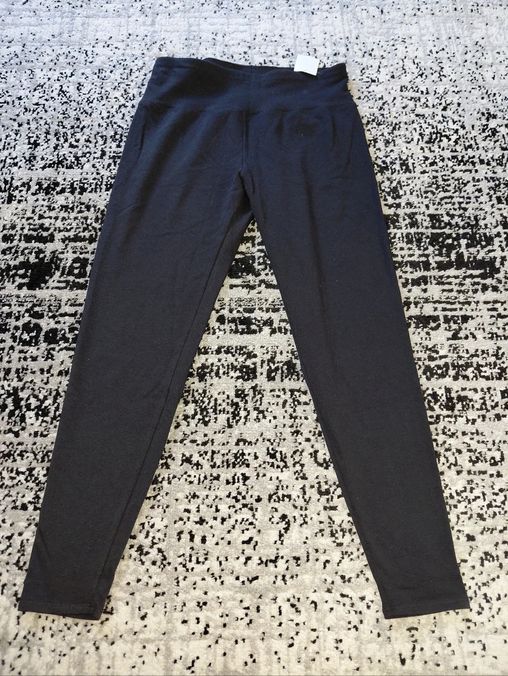 Eileen Fisher Cozy “Hug” High-Waisted Leggings Black M NWT | Luxe Loungewear